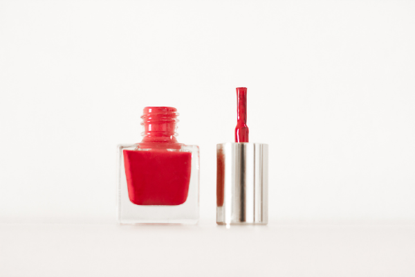 nail polish and brush